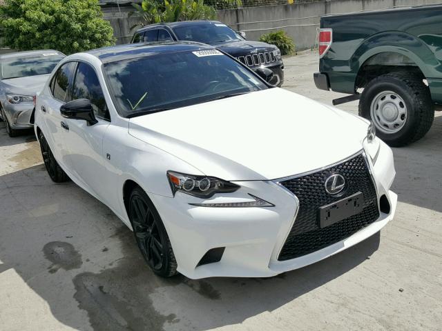 JTHBF1D20F5061786 - 2015 LEXUS IS 250 WHITE photo 1