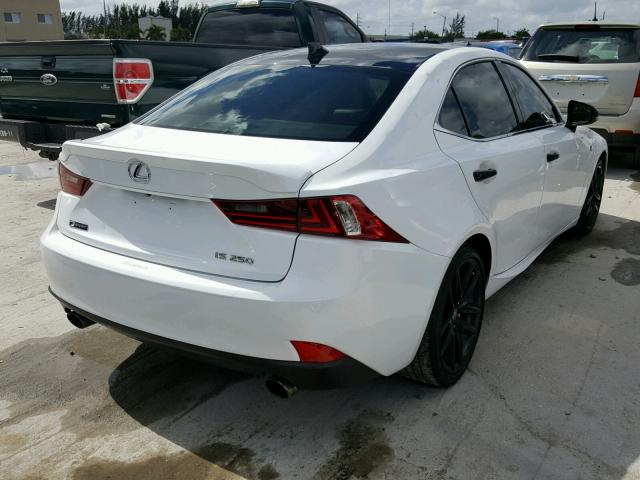 JTHBF1D20F5061786 - 2015 LEXUS IS 250 WHITE photo 4