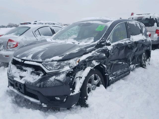 5J6RW2H50HL074833 - 2017 HONDA CR-V EX BLACK photo 2