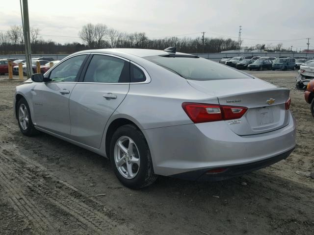 1G1ZB5ST2JF111775 - 2018 CHEVROLET MALIBU LS SILVER photo 3