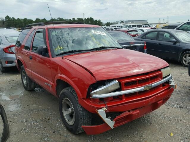 1GNCS18X04K104309 - 2004 CHEVROLET BLAZER RED photo 1