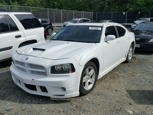 2B3KA43G78H228608 - 2008 DODGE CHARGER WHITE photo 2