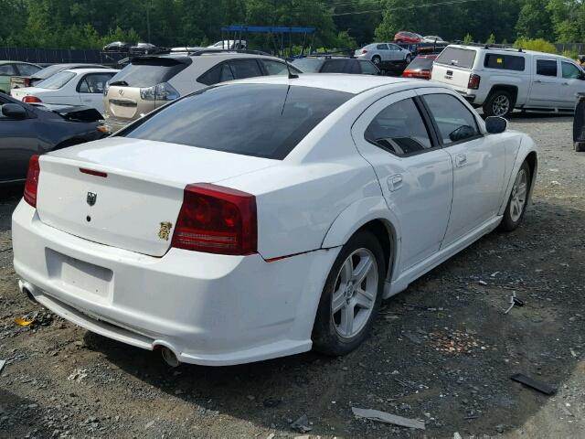 2B3KA43G78H228608 - 2008 DODGE CHARGER WHITE photo 4