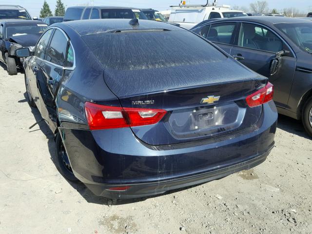 1G1ZB5ST8HF218582 - 2017 CHEVROLET MALIBU LS BLUE photo 3