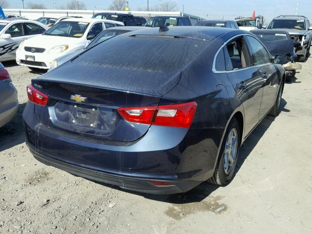1G1ZB5ST8HF218582 - 2017 CHEVROLET MALIBU LS ლურჯი ფოტო 4