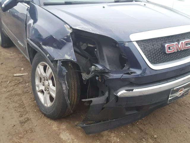 1GKEV237X8J221059 - 2008 GMC ACADIA SLT ლურჯი ფოტო 9