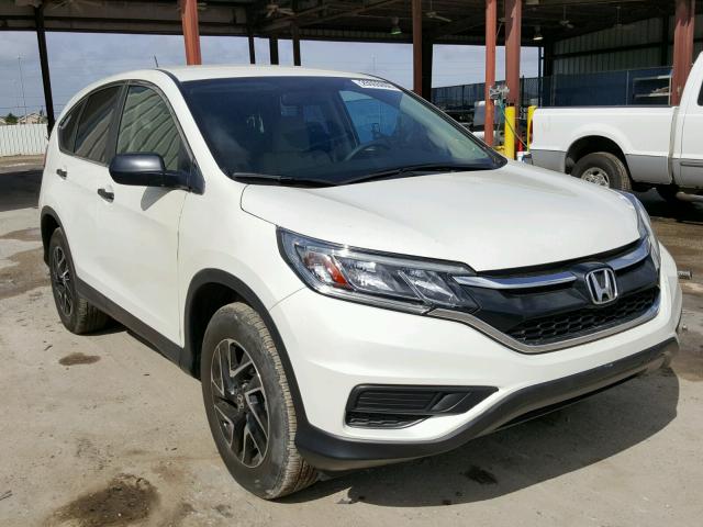 5J6RM4H46GL042623 - 2016 HONDA CR-V SE WHITE photo 1