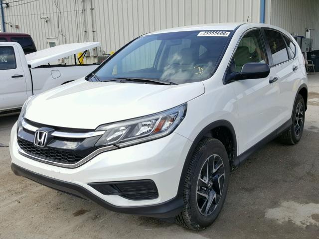 5J6RM4H46GL042623 - 2016 HONDA CR-V SE WHITE photo 2