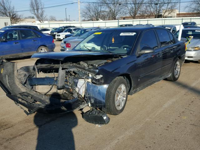 1G1ZS58N07F283286 - 2007 CHEVROLET MALIBU LS BLUE photo 2