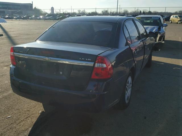 1G1ZS58N07F283286 - 2007 CHEVROLET MALIBU LS BLUE photo 4