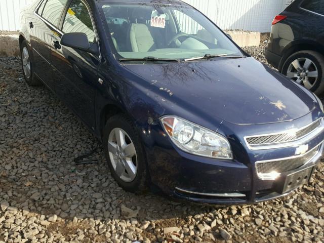 1G1ZG57B584290398 - 2008 CHEVROLET MALIBU LS BLUE photo 1