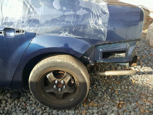 1G1ZG57B584290398 - 2008 CHEVROLET MALIBU LS BLUE photo 9