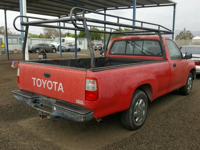 JT4UD10D4S0007857 - 1995 TOYOTA T100 BLACK photo 4