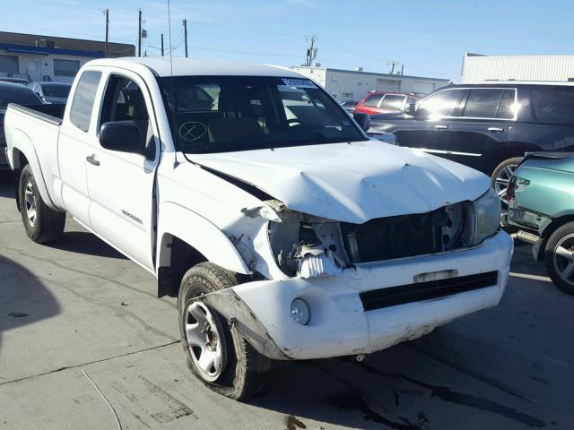 5TETU62N35Z039525 - 2005 TOYOTA TACOMA PRE WHITE photo 1