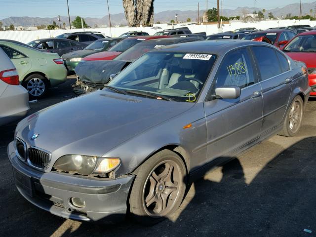 WBAEV53464KM37253 - 2004 BMW 330 I GRAY photo 2