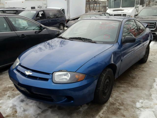 1G1JC12F147115179 - 2004 CHEVROLET CAVALIER BLUE photo 2