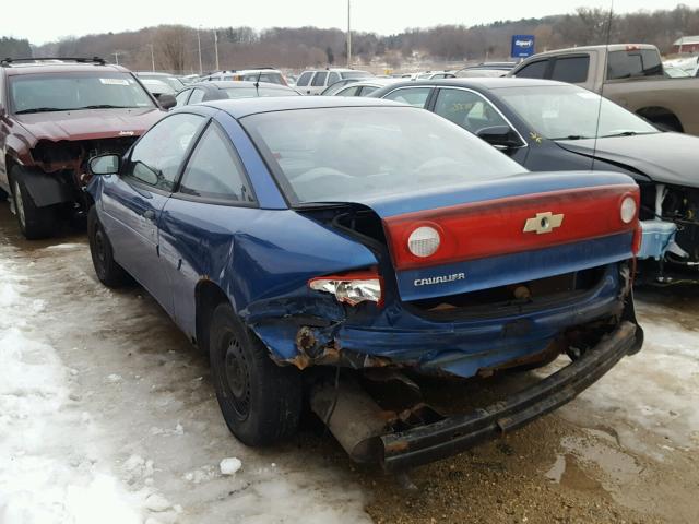 1G1JC12F147115179 - 2004 CHEVROLET CAVALIER BLUE photo 3