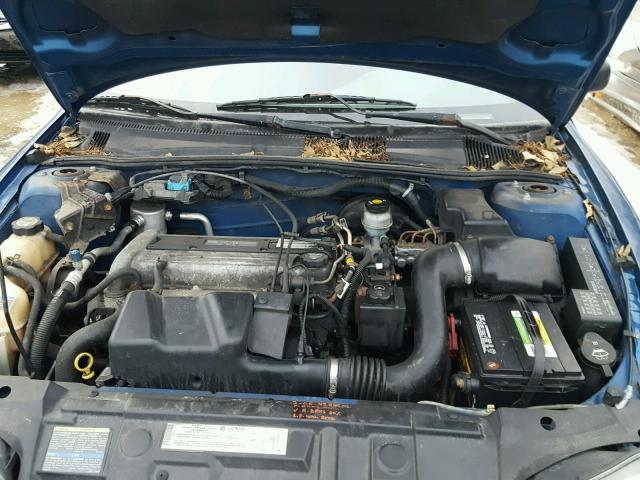 1G1JC12F147115179 - 2004 CHEVROLET CAVALIER BLUE photo 7