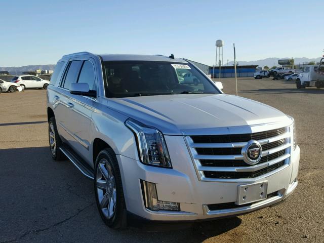 1GYS3BKJ9FR214291 - 2015 CADILLAC ESCALADE L SILVER photo 1