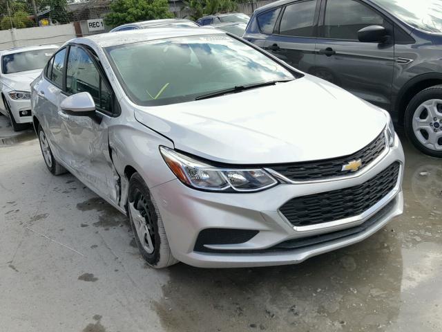 1G1BC5SM1H7150479 - 2017 CHEVROLET CRUZE LS SILVER photo 1