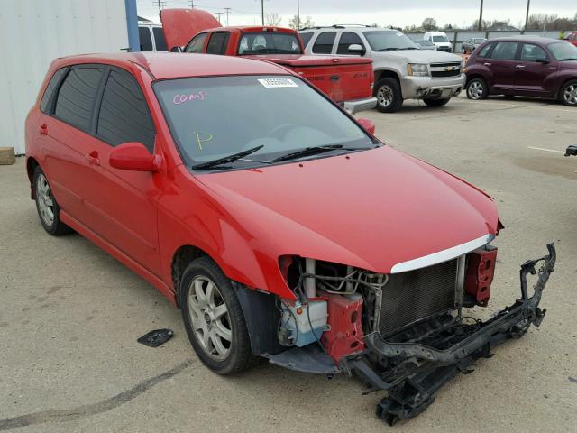 KNAFE161055072289 - 2005 KIA SPECTRA5 RED photo 1