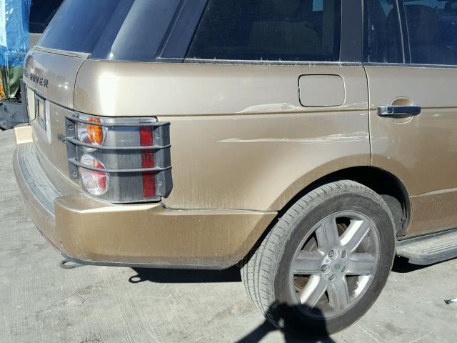 SALME11414A164585 - 2004 LAND ROVER RANGE ROVE GOLD photo 9