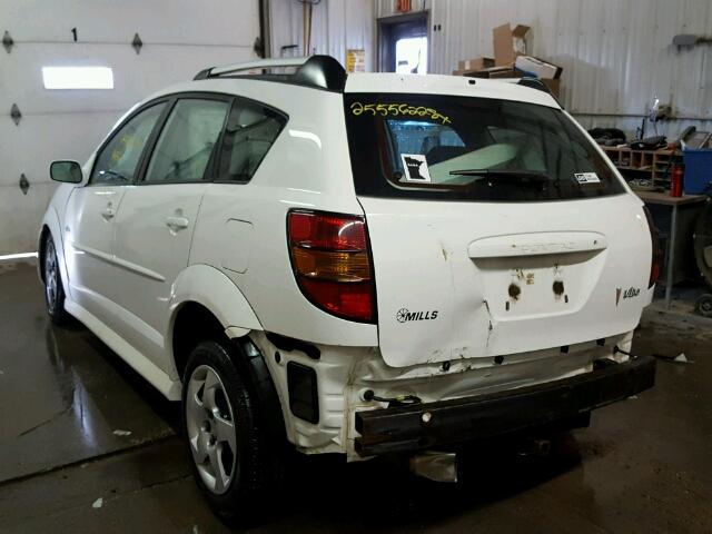 5Y2SL678X8Z422797 - 2008 PONTIAC VIBE WHITE photo 3