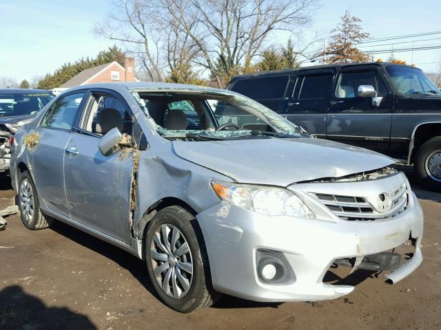 5YFBU4EE1DP154382 - 2013 TOYOTA COROLLA BA SILVER photo 1