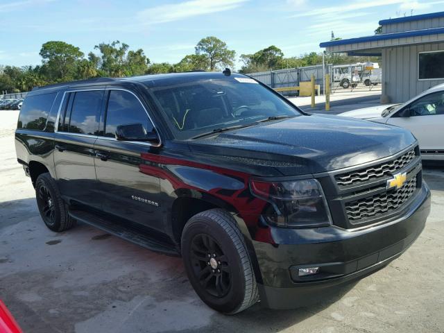 1GNSCJKC8FR149104 - 2015 CHEVROLET SUBURBAN C BLACK photo 1