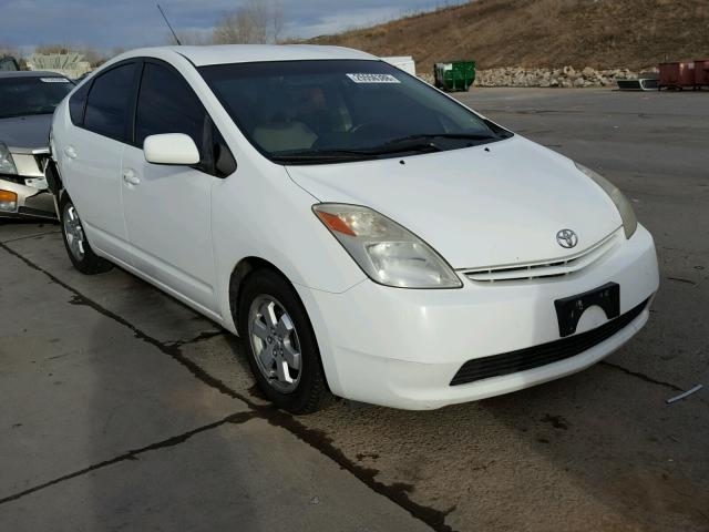 JTDKB22U653110183 - 2005 TOYOTA PRIUS WHITE photo 1