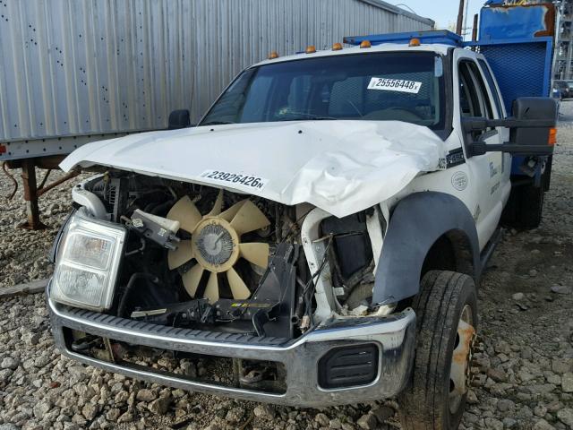 1FD0W4GT2CEC15470 - 2012 FORD F450 SUPER WHITE photo 9