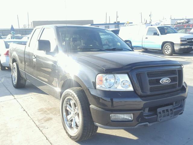 1FTRX12W34FA30896 - 2004 FORD F150 BLACK photo 1