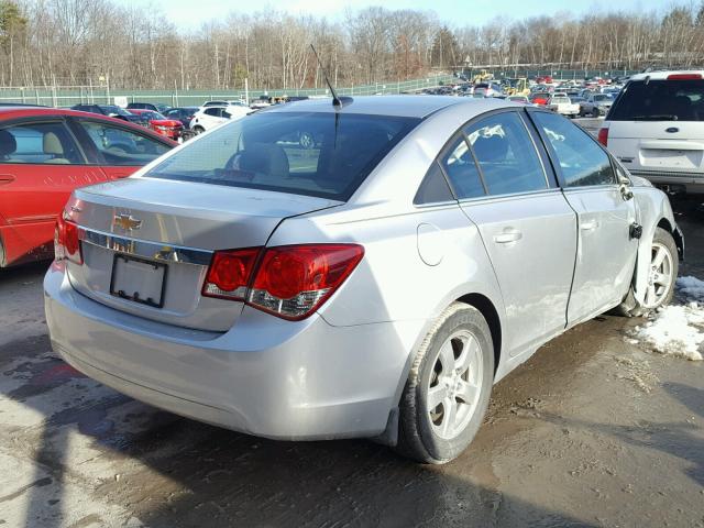 1G1PC5SB2E7257945 - 2014 CHEVROLET CRUZE LT SILVER photo 4