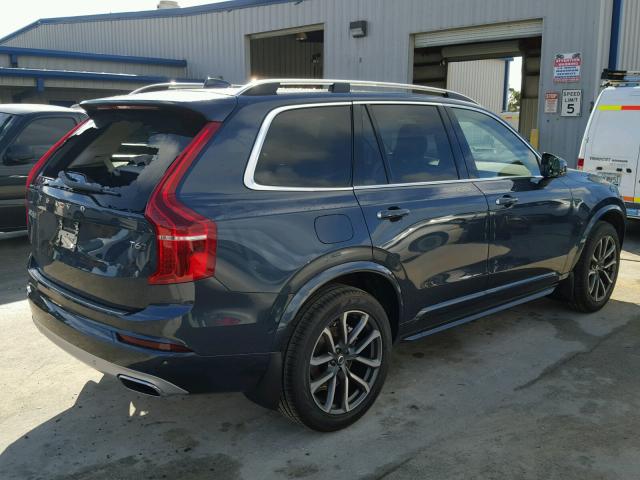 YV4A22PK8J1328177 - 2018 VOLVO XC90 T6 BLUE photo 4