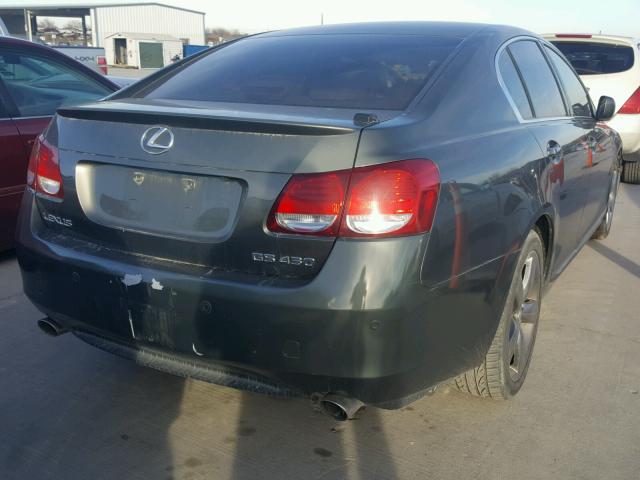 JTHBN96S265003340 - 2006 LEXUS GS GENERAT GREEN photo 4