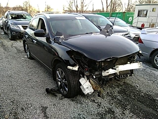 JNKAJ09F78M362080 - 2008 INFINITI EX35 BASE BLACK photo 1
