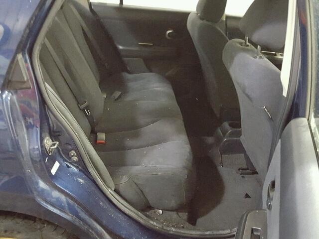 3N1BC11E47L412714 - 2007 NISSAN VERSA S BLUE photo 6