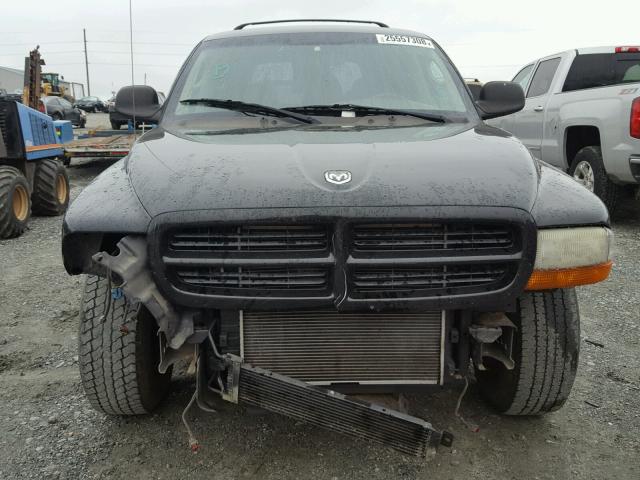 1D4HR38N03F613539 - 2003 DODGE DURANGO SP BLACK photo 9