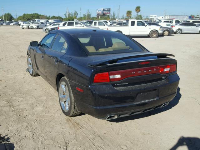 2B3CL5CT9BH507731 - 2011 DODGE CHARGER R/ BLUE photo 3