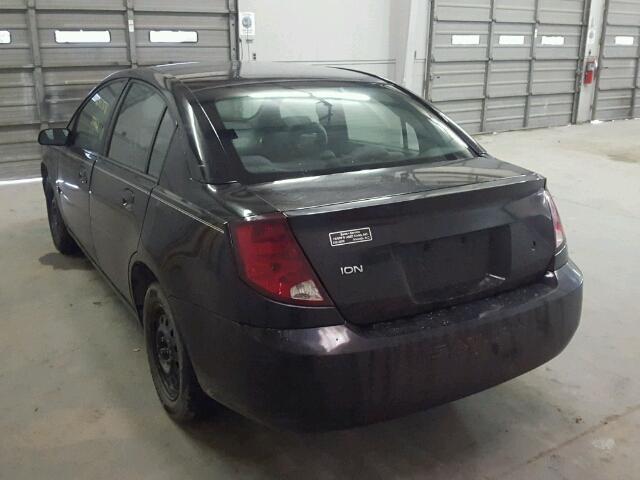 1G8AJ52F75Z175357 - 2005 SATURN ION LEVEL BLACK photo 3