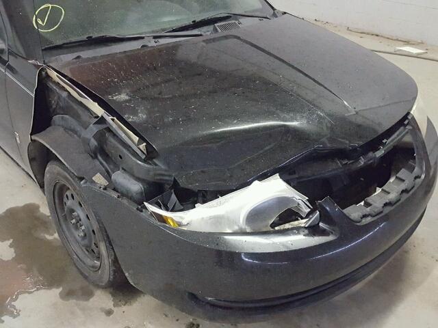 1G8AJ52F75Z175357 - 2005 SATURN ION LEVEL BLACK photo 9