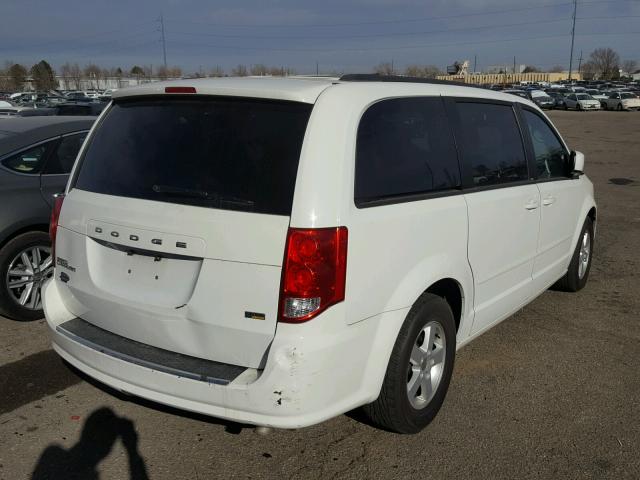 2C4RDGCG9CR257598 - 2012 DODGE GRAND CARA WHITE photo 4