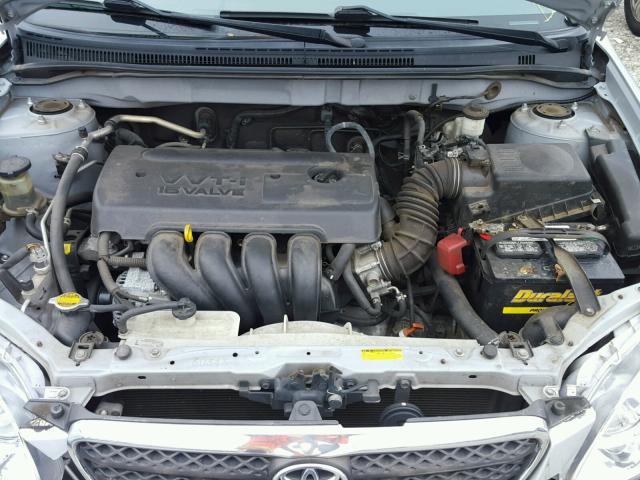 2T1BR32E16C692986 - 2006 TOYOTA COROLLA CE SILVER photo 7