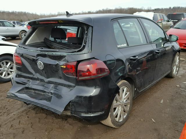 WVWNM7AJ9BW199804 - 2011 VOLKSWAGEN GOLF 黑色 照片 4