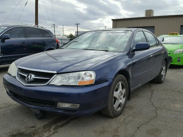 19UUA56622A006307 - 2002 ACURA 3.2TL BLUE photo 2