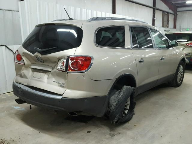 5GAER23718J174098 - 2008 BUICK ENCLAVE CX GOLD photo 4