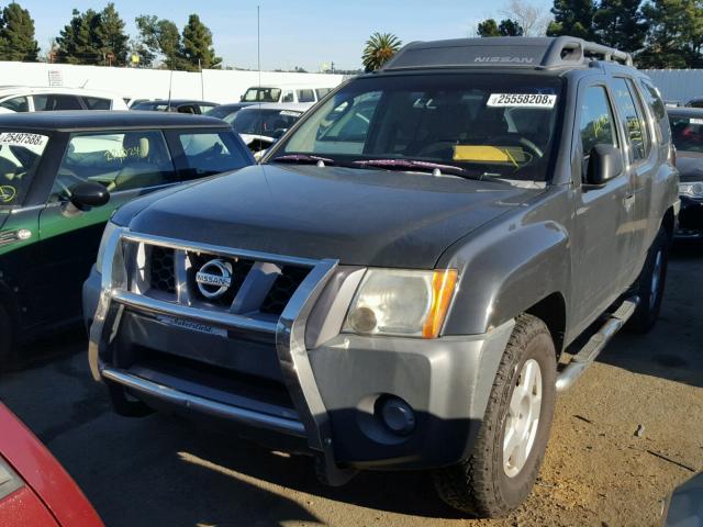 5N1AN08U37C506066 - 2007 NISSAN XTERRA OFF GRAY photo 2