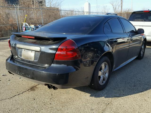 2G2WS522051169614 - 2005 PONTIAC GRAND PRIX BLACK photo 4