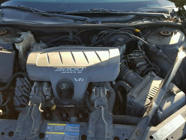 2G2WS522051169614 - 2005 PONTIAC GRAND PRIX BLACK photo 7