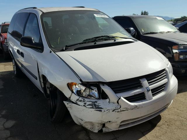 1D4GP24R56B641076 - 2006 DODGE GRAND CARA WHITE photo 1